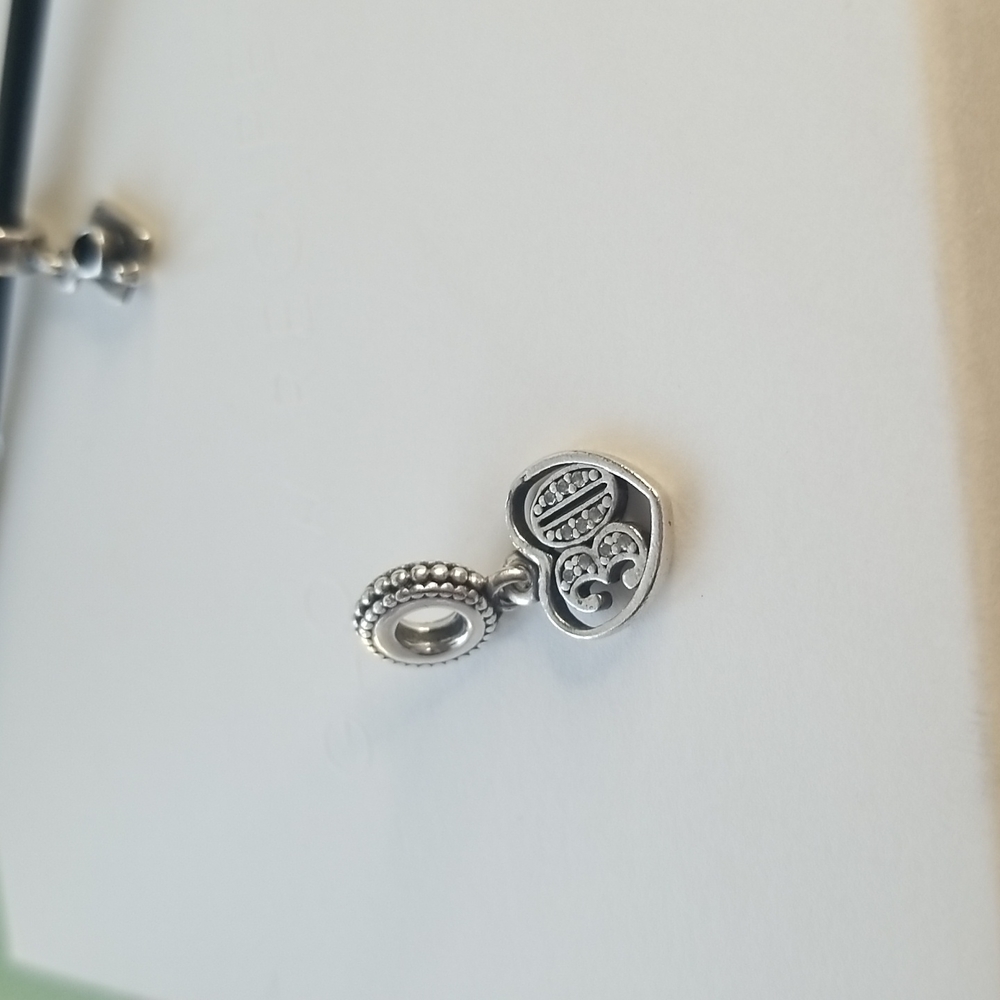 Pandora 30th Celebration Heart Dangle Charm